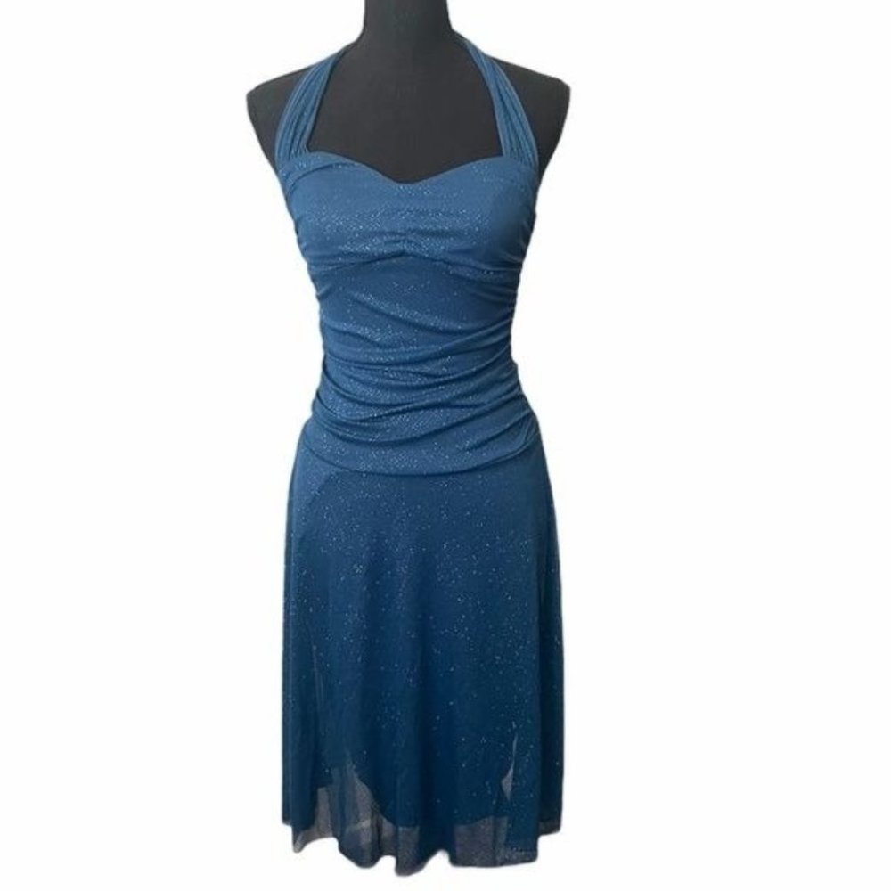SPEECHLESS Formal Halter Top Dress